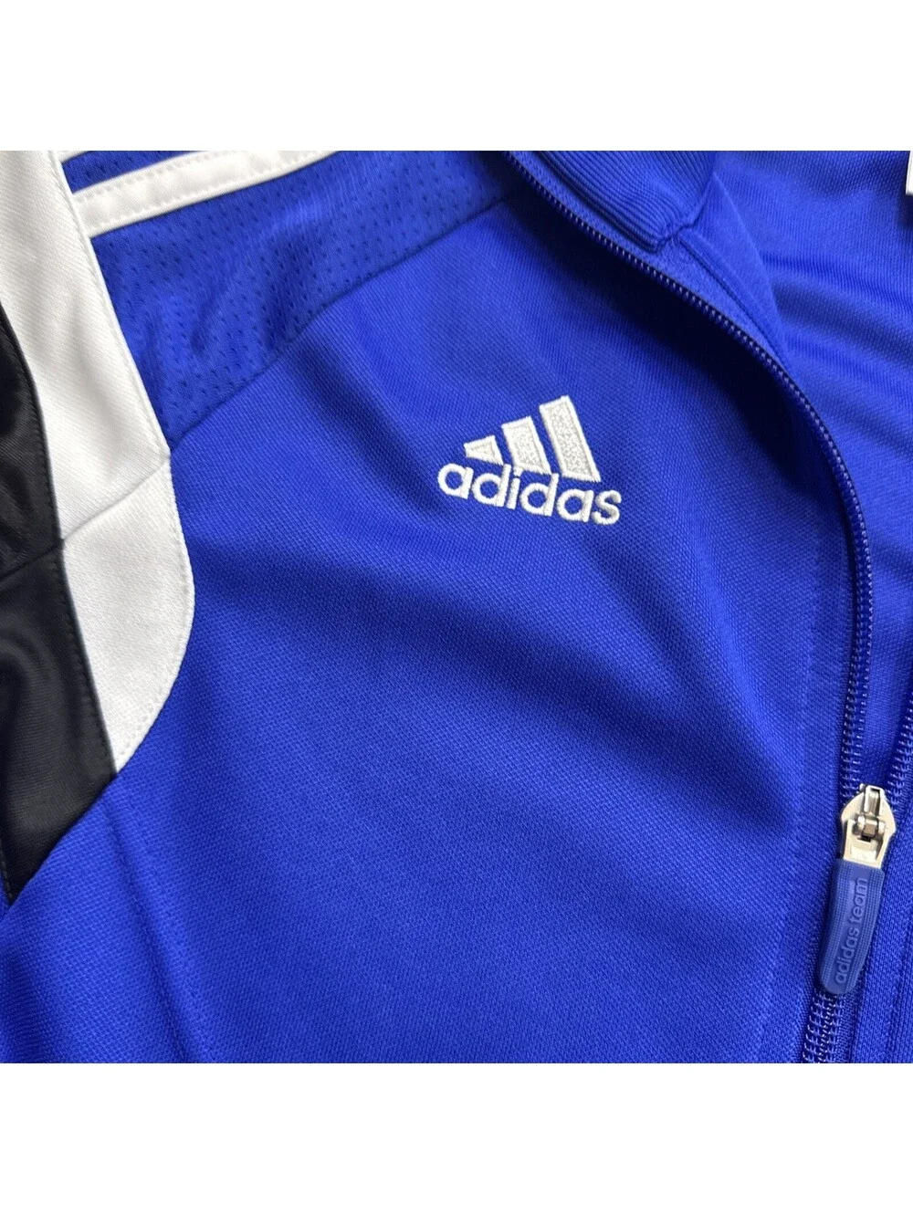 Adidas Women’s Small Track Jacket Blue With White (2441)